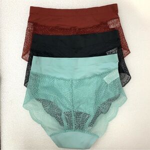Knix Lace Leakproof High Rise Panties - 3pk Size XS
